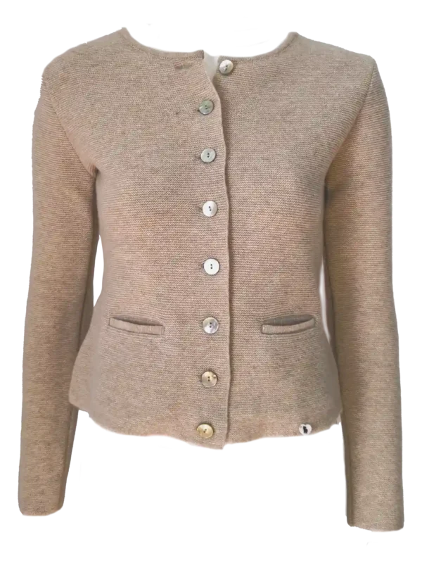 Strickjacke MONA für Damen in Beige – Ansicht 4