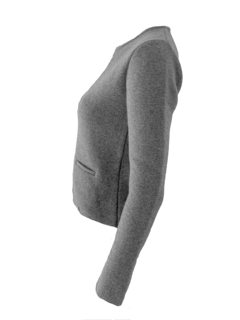 Strickjacke MONA für Damen in Grau – Ansicht 2