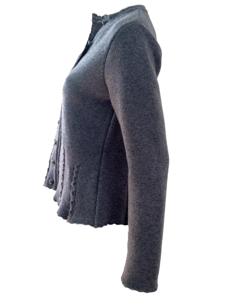 Strickjacke SISSY für Damen in Grau – Ansicht 2