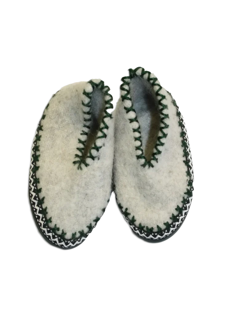 Hüttenschuhe MINI in Grau