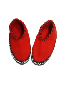 Hüttenschuhe MINI in Rot
