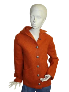 Kapuzenjacke KULM für Damen in Orange – Ansicht 2