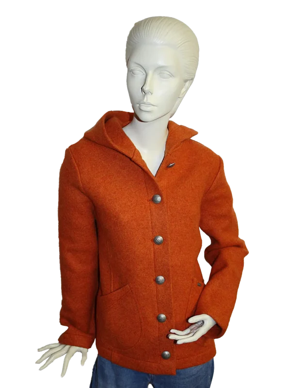 Kapuzenjacke KULM für Damen in Orange – Ansicht 2