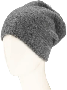 Long Beanie Gini in Graumele