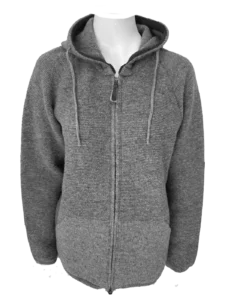 Strickjacke HIAS Kapuzenhoody für Herren – Ansicht 2