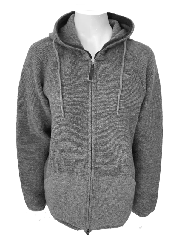 Strickjacke HIAS Kapuzenhoody für Herren – Ansicht 2