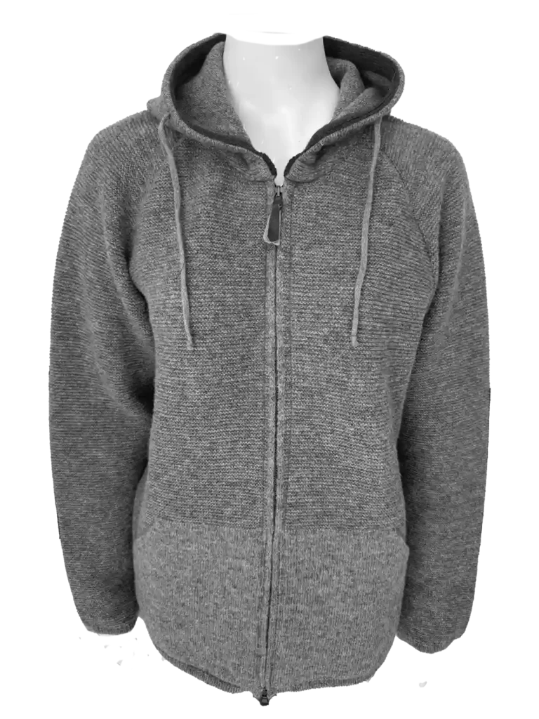 Strickjacke HIAS Kapuzenhoody für Herren – Ansicht 2